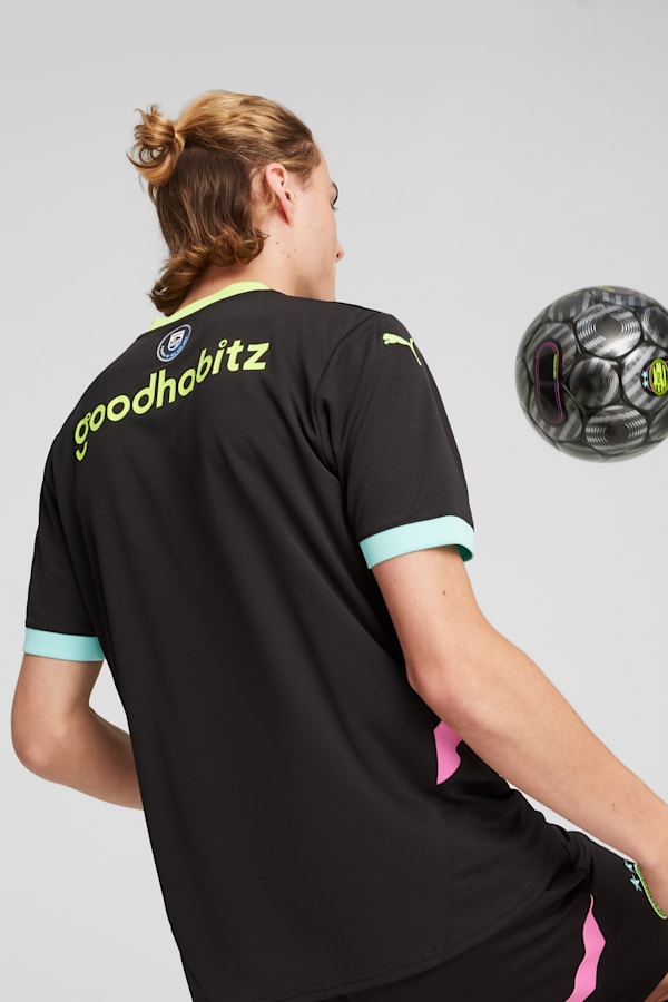 PSV Eindhoven 24/25 Away Jersey Men, PUMA Black-Yellow Alert, extralarge