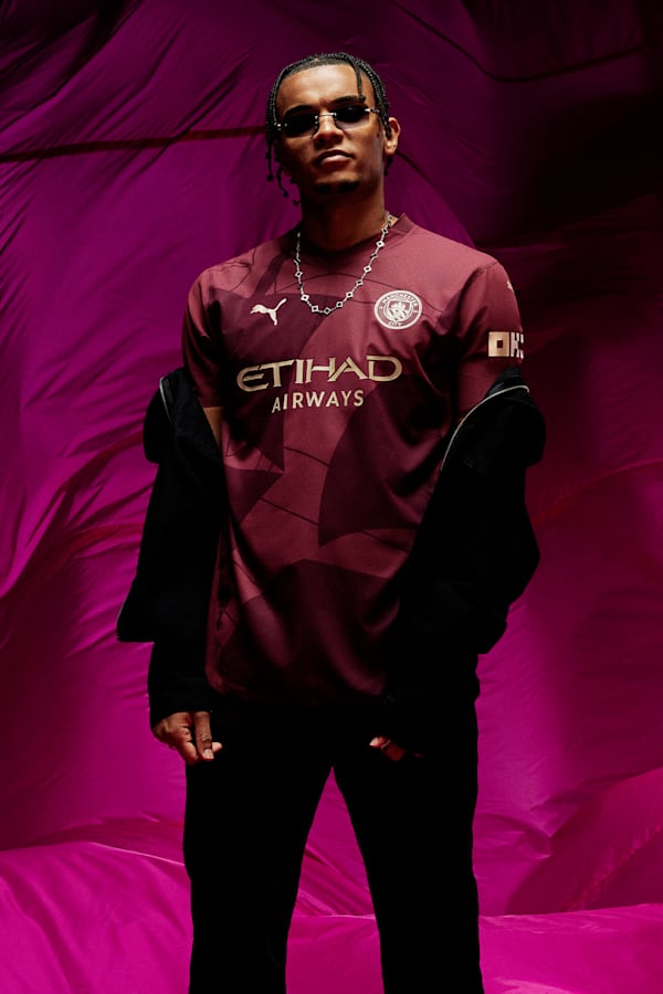 Manchester City 24/25 Authentic Third Jersey Men, Dark Jasper, extralarge