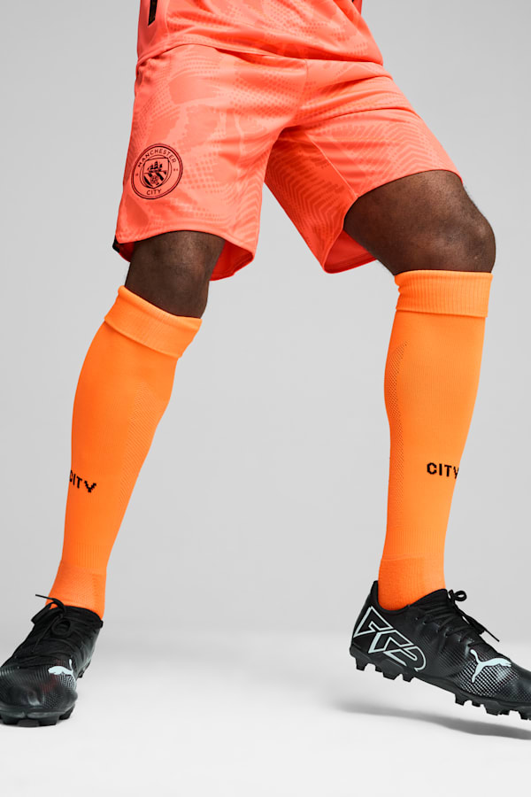 Manchester City 24/25 Goalkeeper Shorts Men, Neon Sun, extralarge