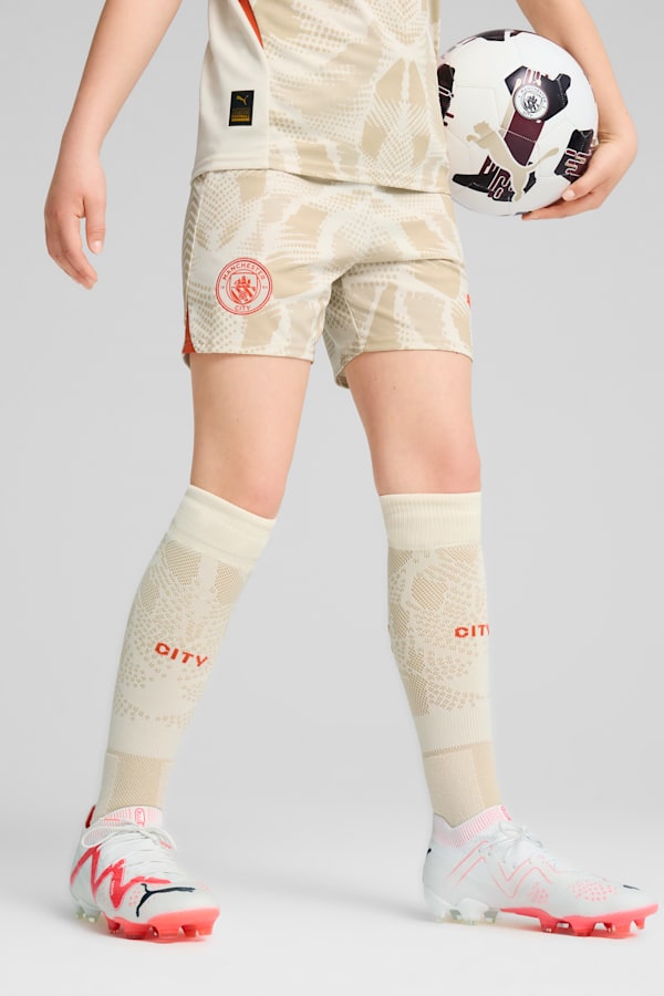 Manchester City 24/25 Goalkeeper Shorts Youth, Alpine Snow-Putty, extralarge