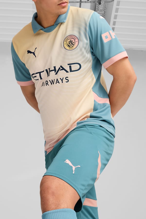 Manchester City 24/25 Shorts Men, Bold Blue-Poppy Pink, extralarge