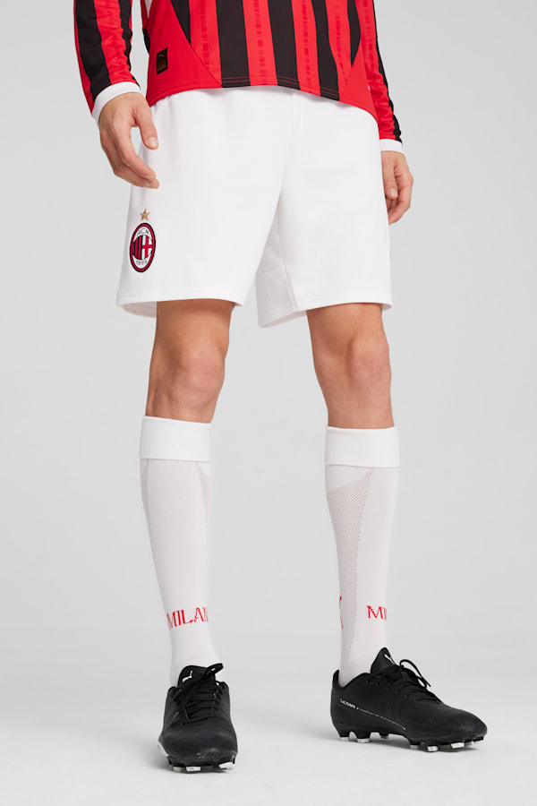AC Milan 24/25 Shorts Men, PUMA White-For All Time Red, extralarge