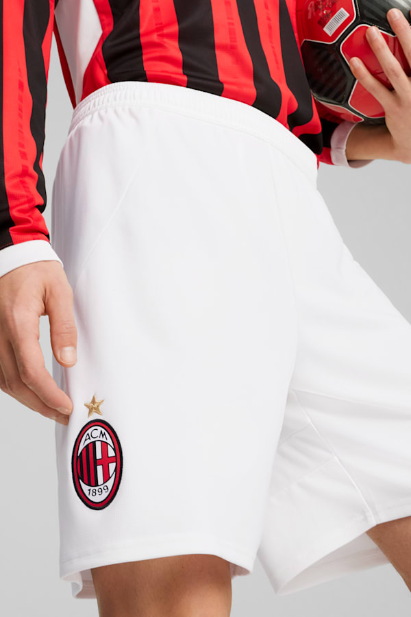 AC Milan 24/25 Shorts Men, PUMA White-For All Time Red, extralarge