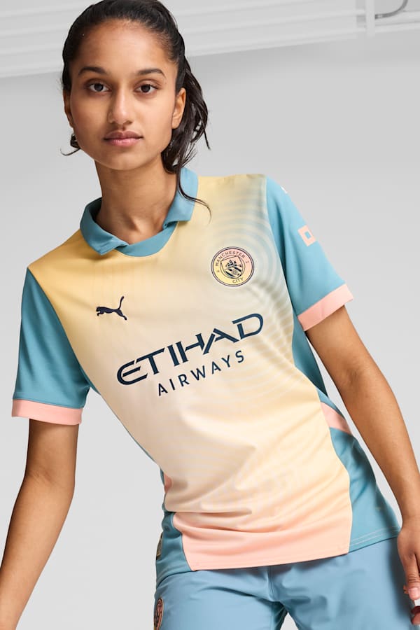 Manchester City 24/25 Fourth Jersey Women, Rosebay-Bold Blue, extralarge