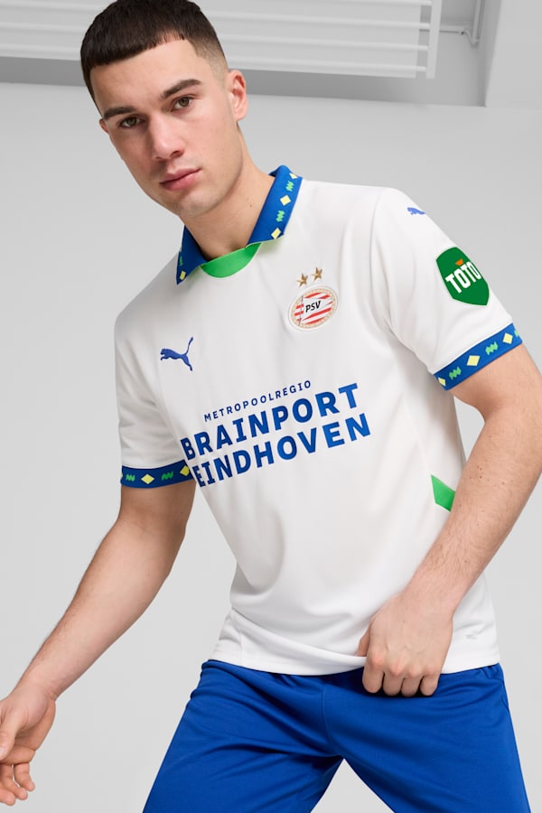 PSV Eindhoven 24/25 Third Jersey Men, PUMA White-Cobalt Glaze, extralarge