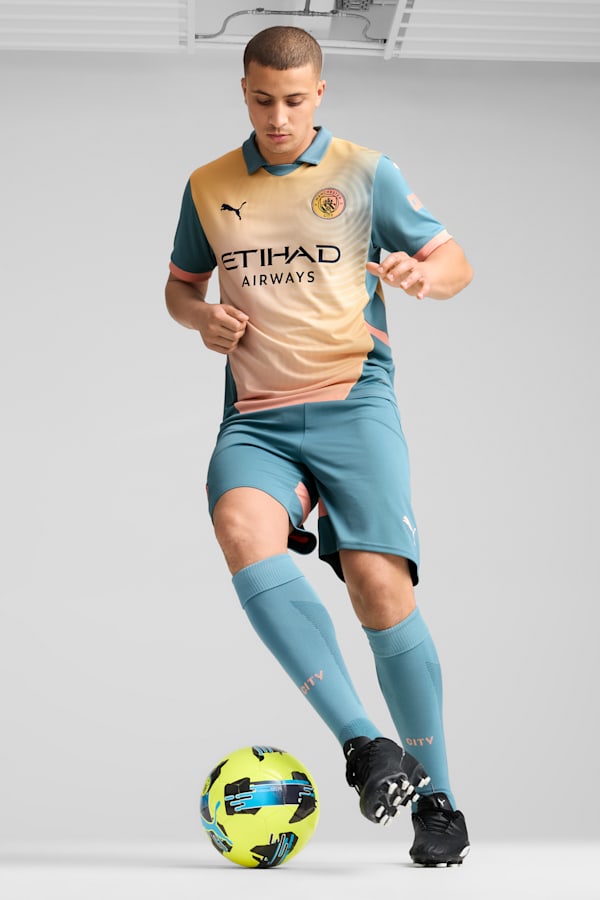 Manchester City 24/25 Fourth Jersey Men, Rosebay-Bold Blue, extralarge