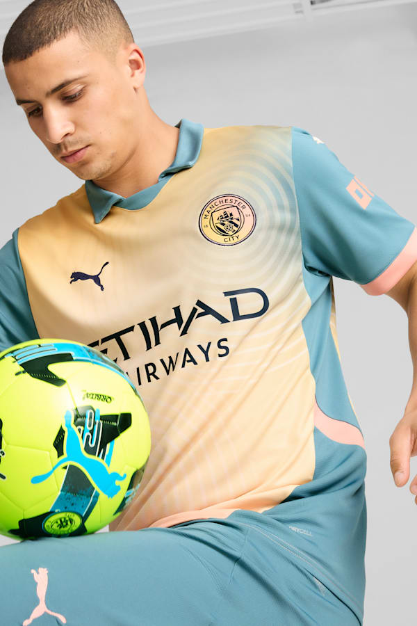 Manchester City 24/25 Fourth Jersey Men, Rosebay-Bold Blue, extralarge