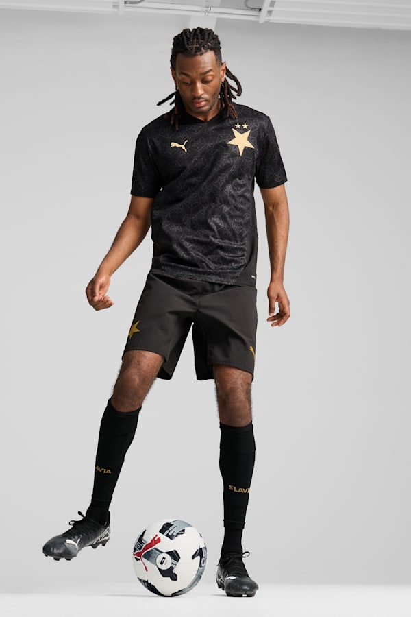 SK Slavia Praha 24/25 Away Jersey Men, PUMA Black-Victory Gold, extralarge