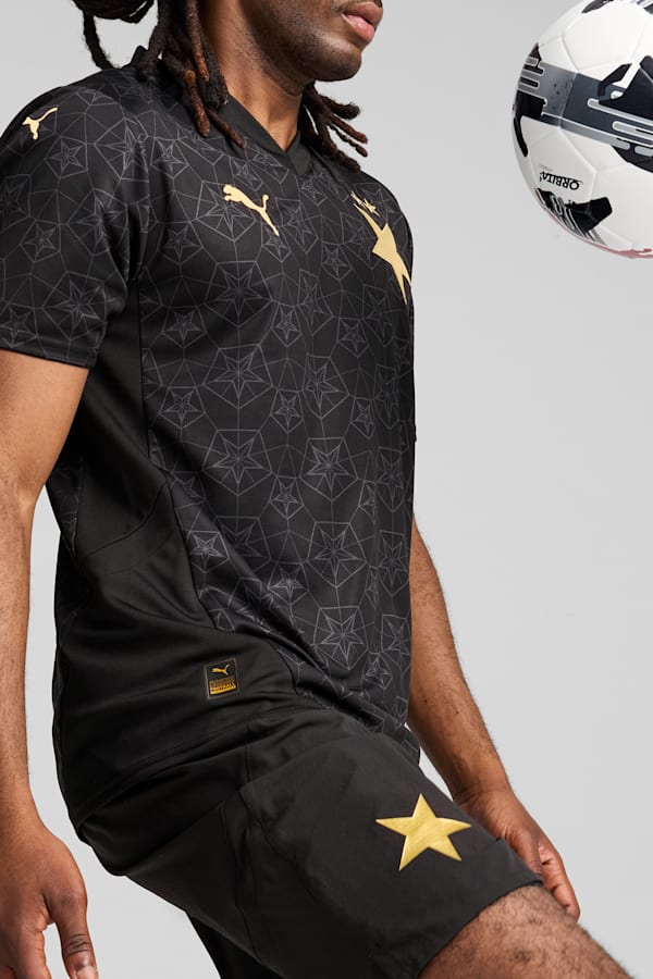 SK Slavia Praha 24/25 Away Jersey Men, PUMA Black-Victory Gold, extralarge