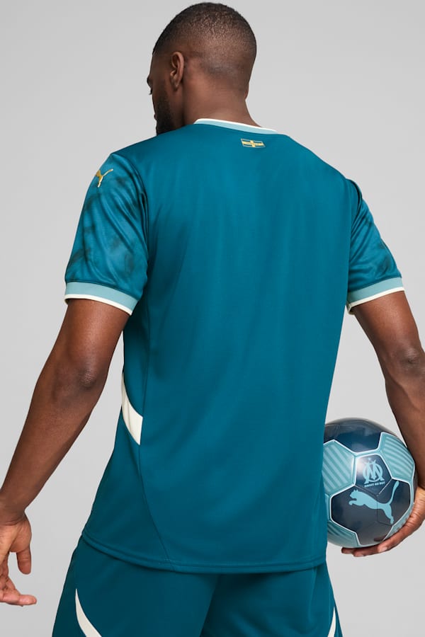 Olympique de Marseille 24/25 Away Jersey Men, Ocean Tropic-Bold Blue, extralarge