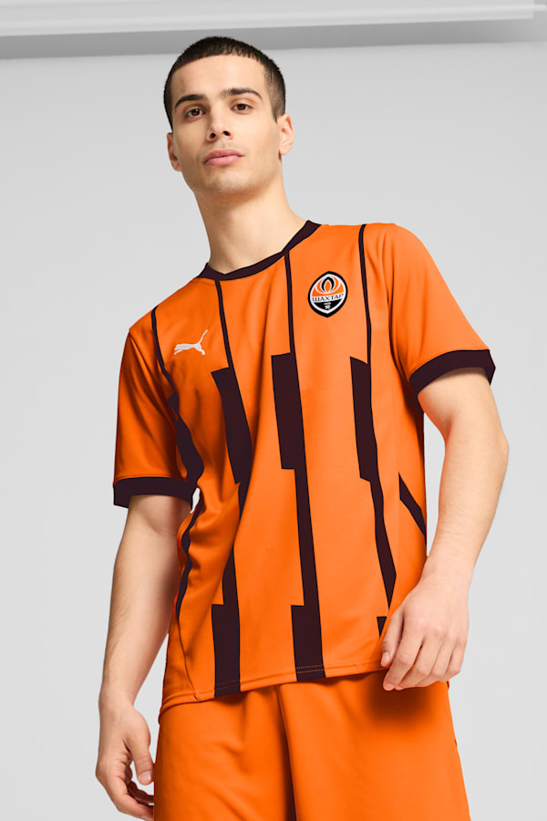 FC Shakhtar Donetsk 24/25 Home Jersey Men, Rickie Orange-PUMA Black, extralarge