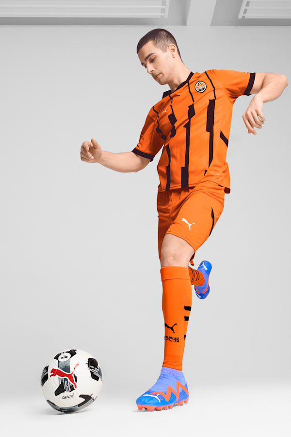 FC Shakhtar Donetsk 24/25 Home Jersey Men, Rickie Orange-PUMA Black, extralarge