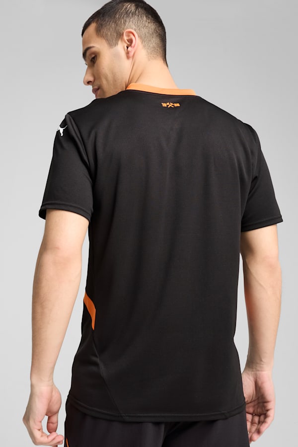 FC Shakhtar Donetsk 24/25 Away Jersey Men, PUMA Black-Rickie Orange, extralarge