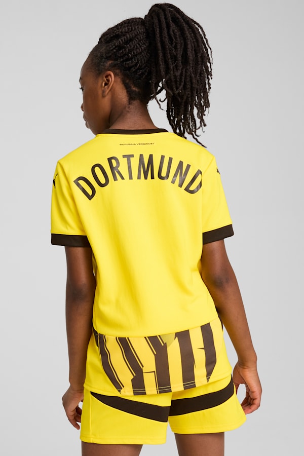 Borussia Dortmund 24/25 Cup Jersey Youth, Faster Yellow-PUMA Black, extralarge