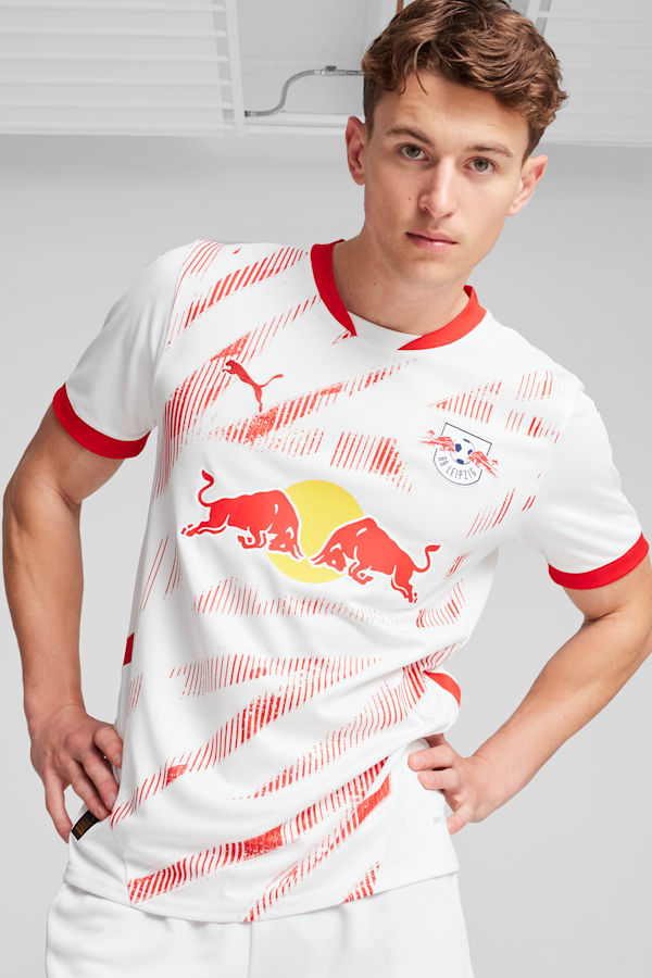 RB Leipzig 24/25 Home Jersey Men, PUMA White-For All Time Red, extralarge