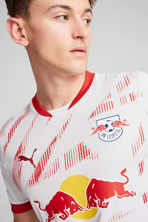 RB Leipzig 24/25 Home Jersey Men, PUMA White-For All Time Red, extralarge