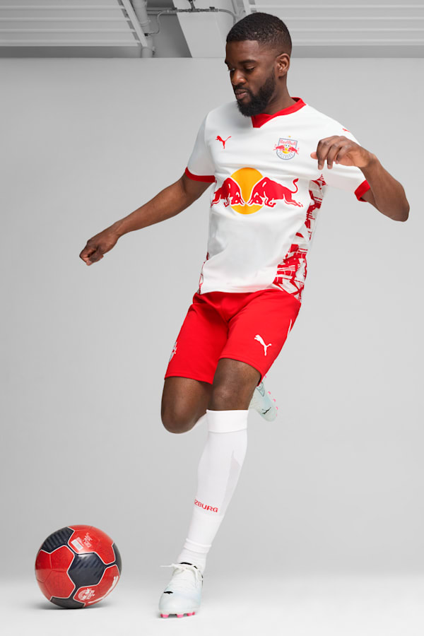 FC Red Bull Salzburg 24/25 Home Jersey Men, PUMA White-PUMA Red, extralarge