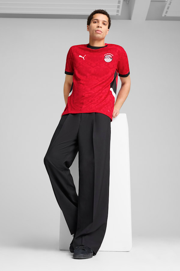 Egypt 2025 Home Jersey Men, PUMA Red-PUMA Black, extralarge