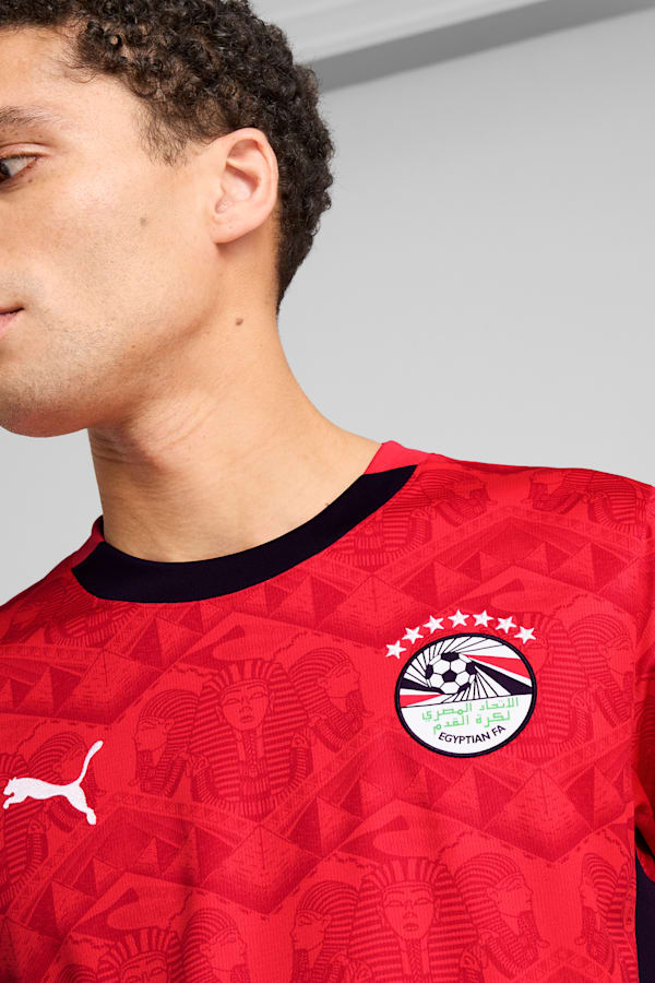 Egypt 2025 Home Jersey Men, PUMA Red-PUMA Black, extralarge