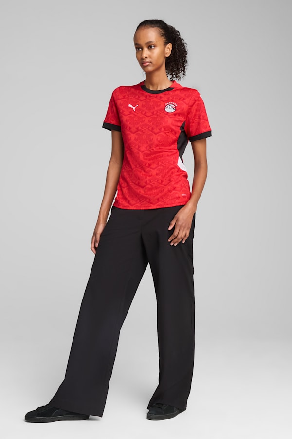 Egypt 2025 Home Jersey Women, PUMA Red-PUMA Black, extralarge