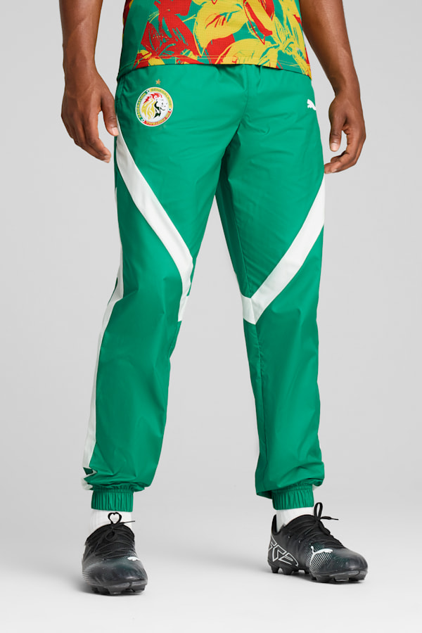 Senegal 2025 Pre-match Woven Pants Men, Sport Green-PUMA White, extralarge