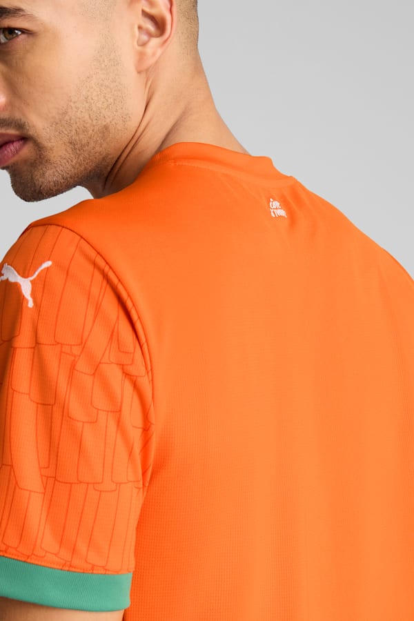 Côte d'Ivoire 2025 Home Jersey Men, Rickie Orange-Jade Frost, extralarge