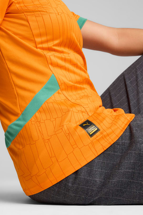 Côte d'Ivoire 2025 Home Jersey Women, Rickie Orange-Jade Frost, extralarge