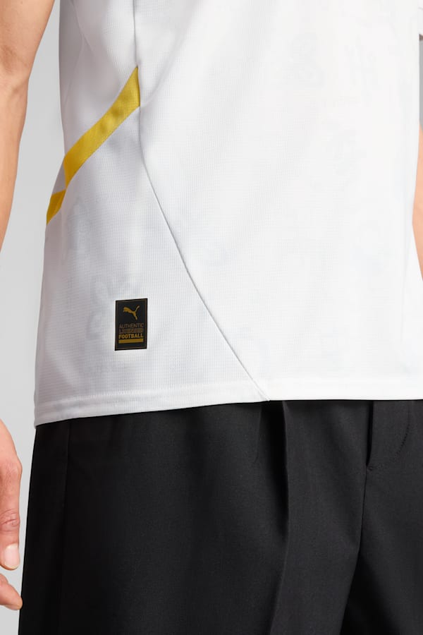Ghana 2025 Home Jersey Men, PUMA White-Pelé Yellow, extralarge