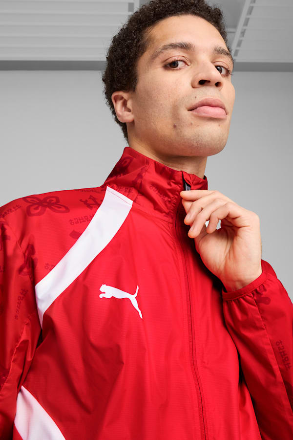 Ghana Pre-match Woven Jacket Men, PUMA Red-PUMA White, extralarge-GBR