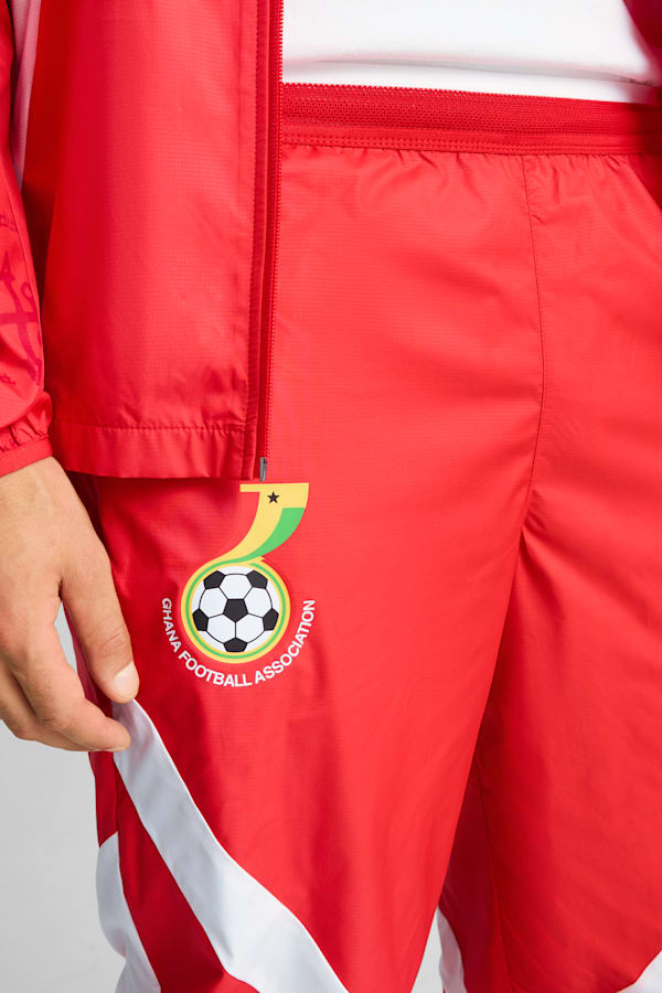 Ghana Pre-match Woven Pants Men, PUMA Red-PUMA White, extralarge-GBR