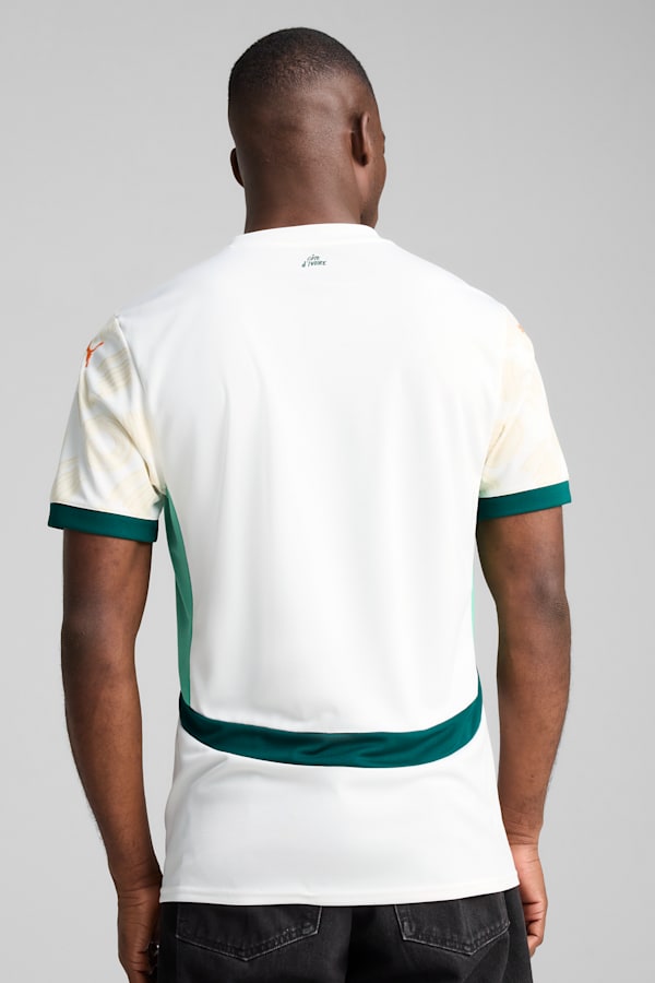 Côte d'Ivoire 2025 Away Jersey Men, PUMA White-Dark Myrtle, extralarge
