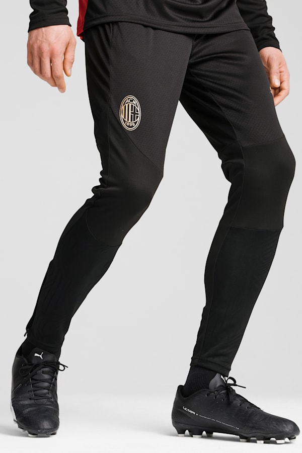 AC Milan Training Pants Men, PUMA Black-For All Time Red, extralarge