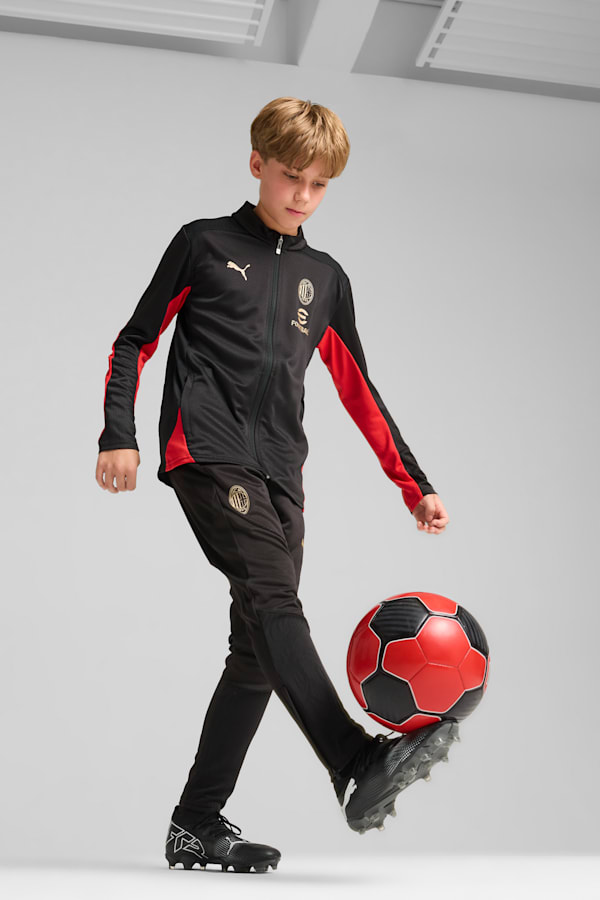 AC Milan Training Pants Youth, PUMA Black-For All Time Red, extralarge