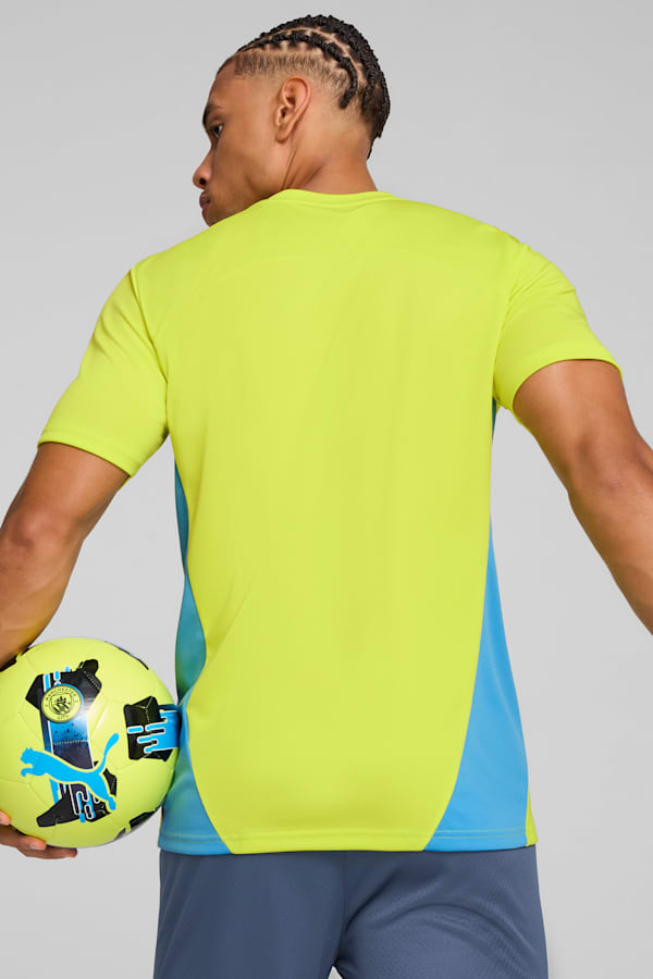 Manchester City Training Jersey Men, Yellow Glow-Magic Blue, extralarge