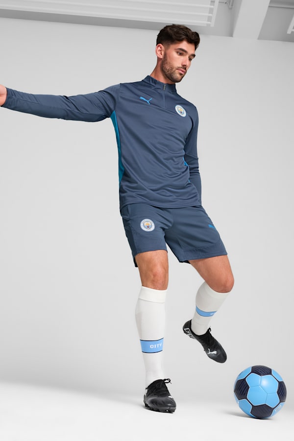 Manchester City Quarter-Zip Training Top Men, Inky Blue-Magic Blue, extralarge-GBR