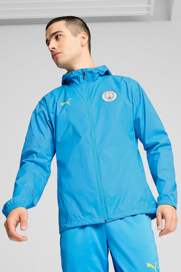 Manchester City All-Weather Training Jacket Men, Magic Blue-Yellow Glow, extralarge-GBR