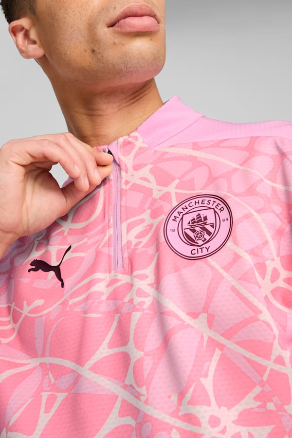 Manchester City Pre-match Quarter-Zip Top Men, Pink Icing-Whisp Of Pink, extralarge-GBR