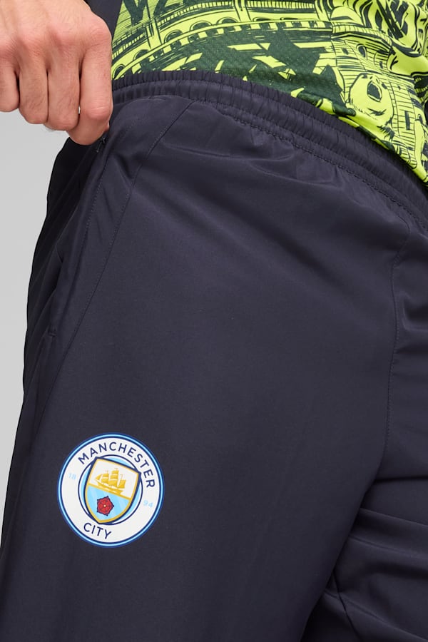 Manchester City Pre-match Woven Pants Men, New Navy-Yellow Glow, extralarge-GBR