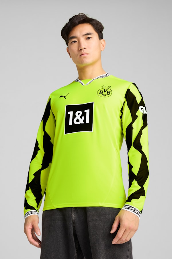 Borussia Dortmund Long Sleeve Special Jersey Men, Yellow Alert-PUMA Black, extralarge-GBR