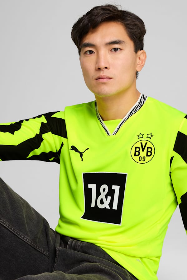 Borussia Dortmund Long Sleeve Special Jersey Men, Yellow Alert-PUMA Black, extralarge-GBR