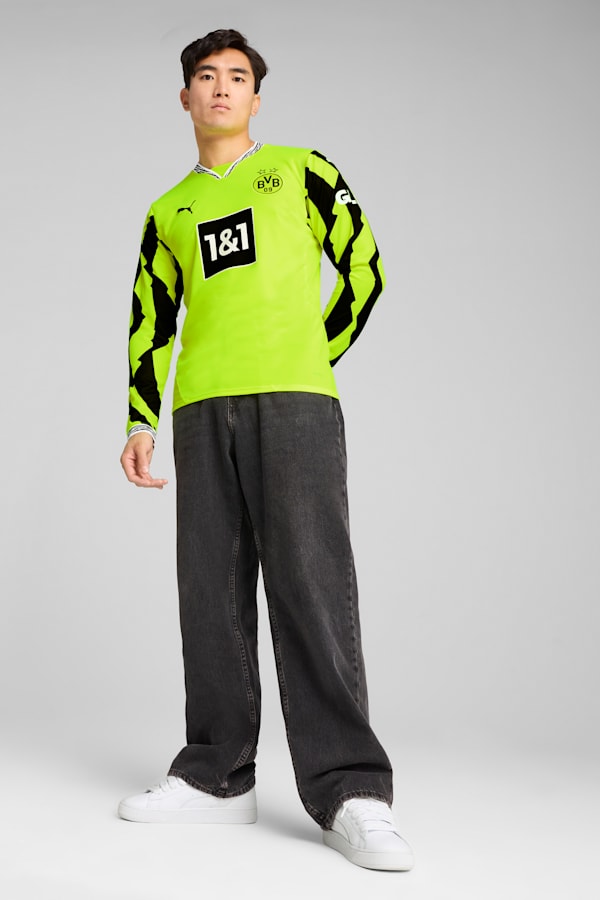 Borussia Dortmund Long Sleeve Special Jersey Men, Yellow Alert-PUMA Black, extralarge-GBR