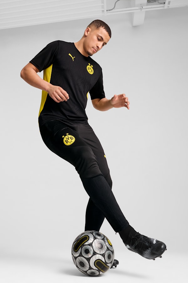 Borussia Dortmund Training Jersey Men, PUMA Black-Faster Yellow, extralarge