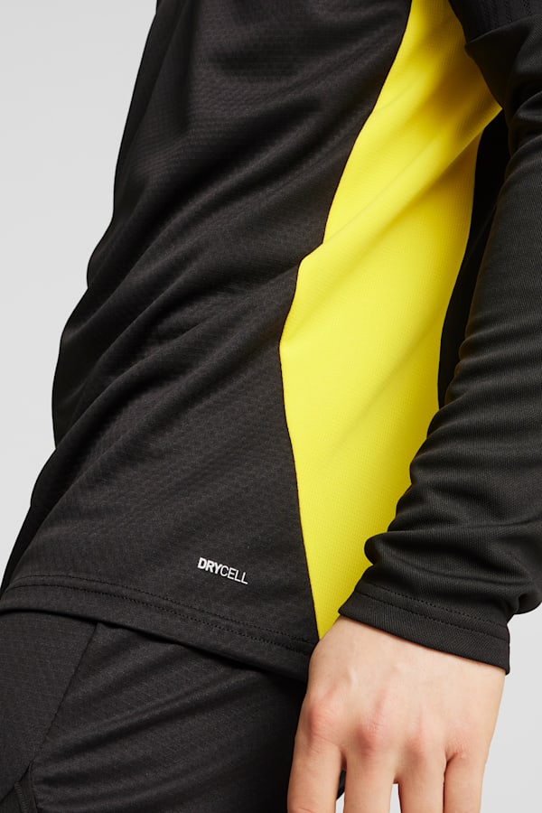 Borussia Dortmund Quarter-Zip Training Top Men, PUMA Black-Faster Yellow, extralarge