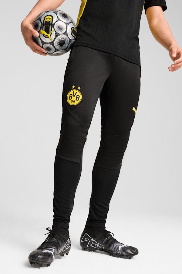 Borussia Dortmund Training Pants Men, PUMA Black-Faster Yellow, extralarge