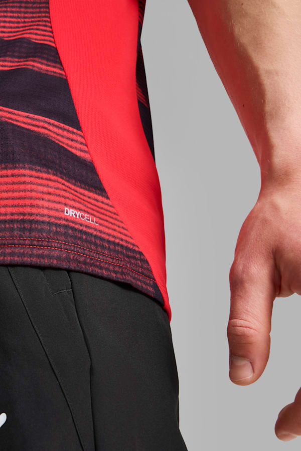 AC Milan Pre-match Short Sleeve Jersey Men, For All Time Red-PUMA Black, extralarge