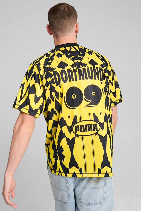 Borussia Dortmund ftblSTATEMENT Retro Jersey Men, Faster Yellow-PUMA Black, extralarge