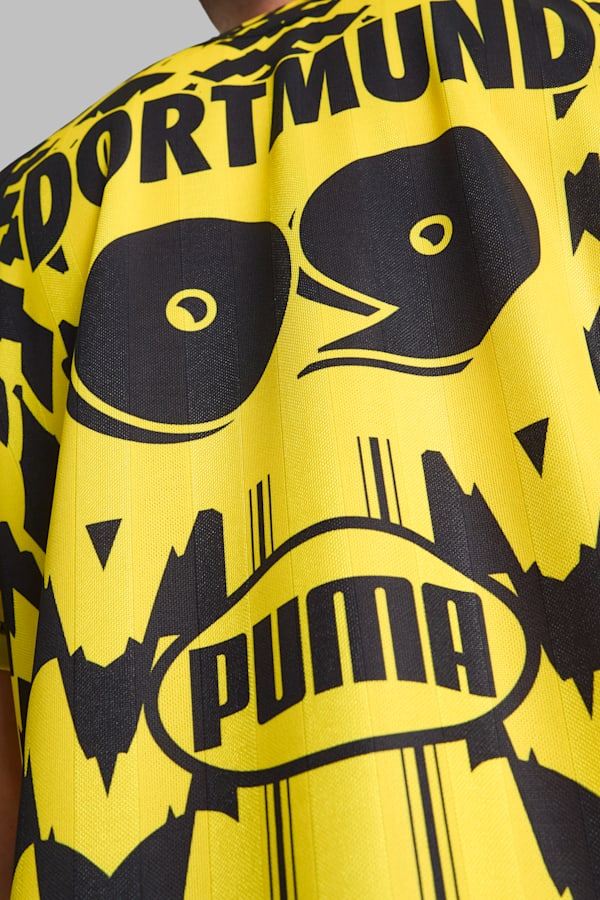 Borussia Dortmund ftblSTATEMENT Retro Jersey Men, Faster Yellow-PUMA Black, extralarge