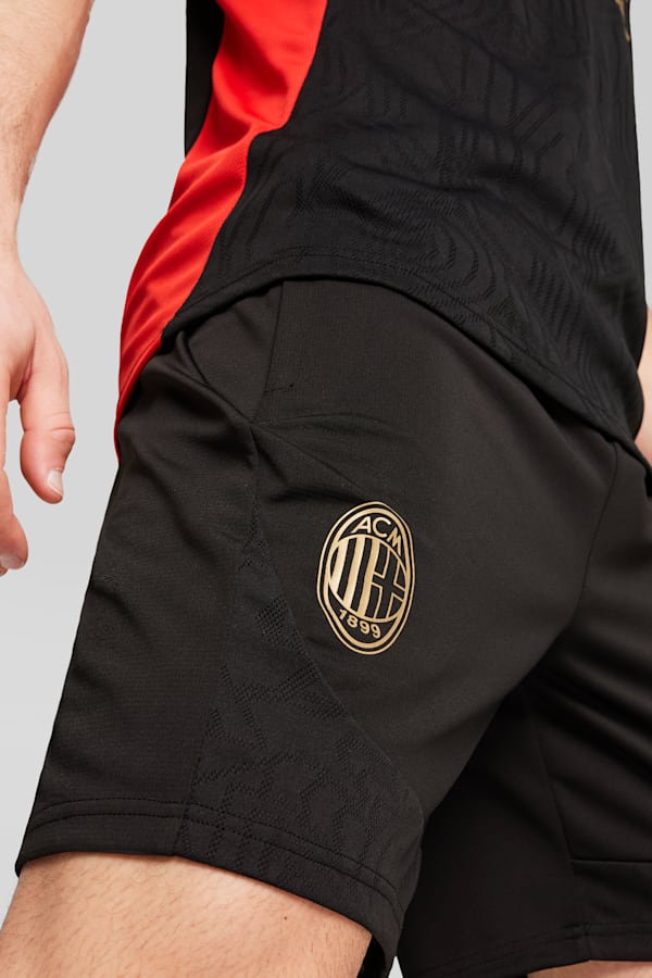 AC Milan Training Shorts Men, PUMA Black-For All Time Red, extralarge