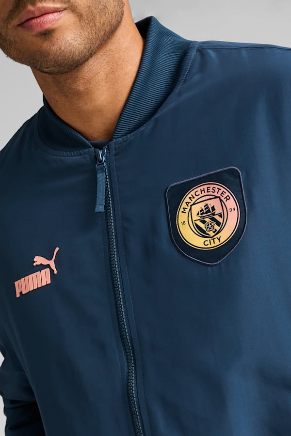 Manchester City NG Bomber Jacket Men, Marine Blue, extralarge