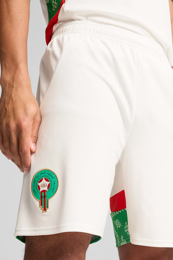 Morocco 2025 Shorts Men, PUMA White-Fast Green-PUMA Red, extralarge